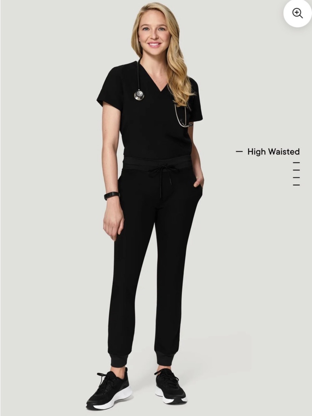 Mandala Scrub set women’s Large black